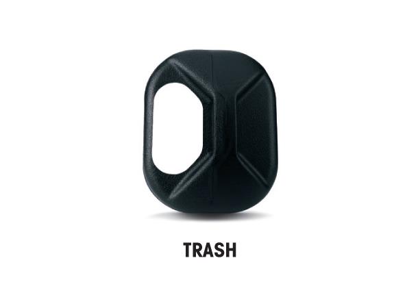 Replacement Top Cover with large Trash opening (black only) PA3011